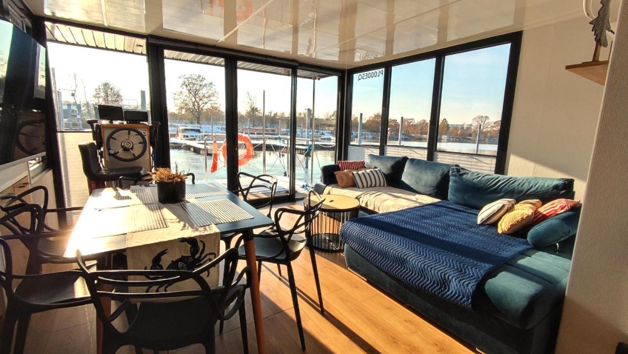Houseboat Water King Apartament Plywajacy Dom Na Wodzie, 7 Os Вроцлав Екстер'єр фото